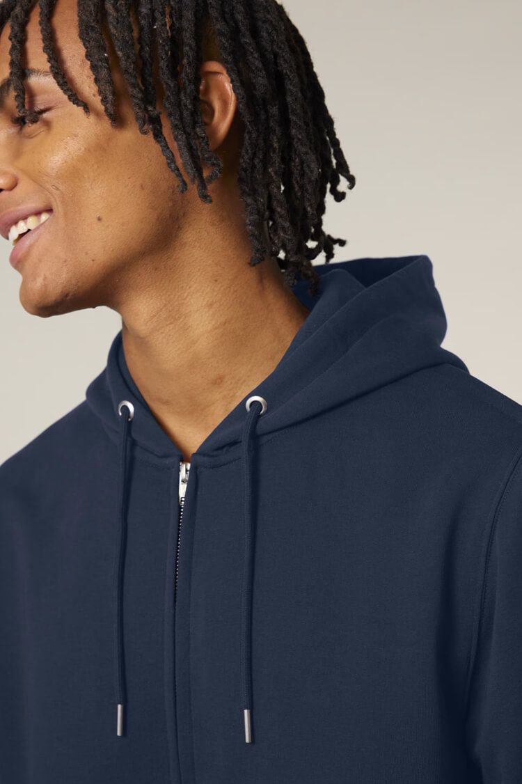 Stanley & Stella Sweat à capuche zippé durable Connector 2.0 imprimé et personnalisé | Stanley & Stella