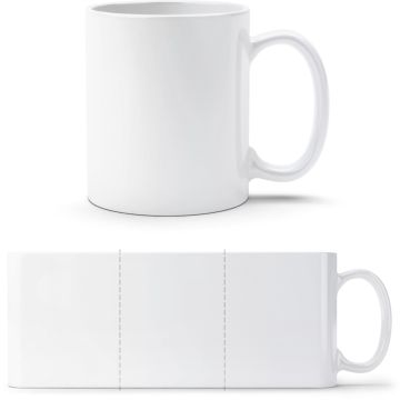 Sublistar Mug Blanc à personnaliser – Devant – Blanc