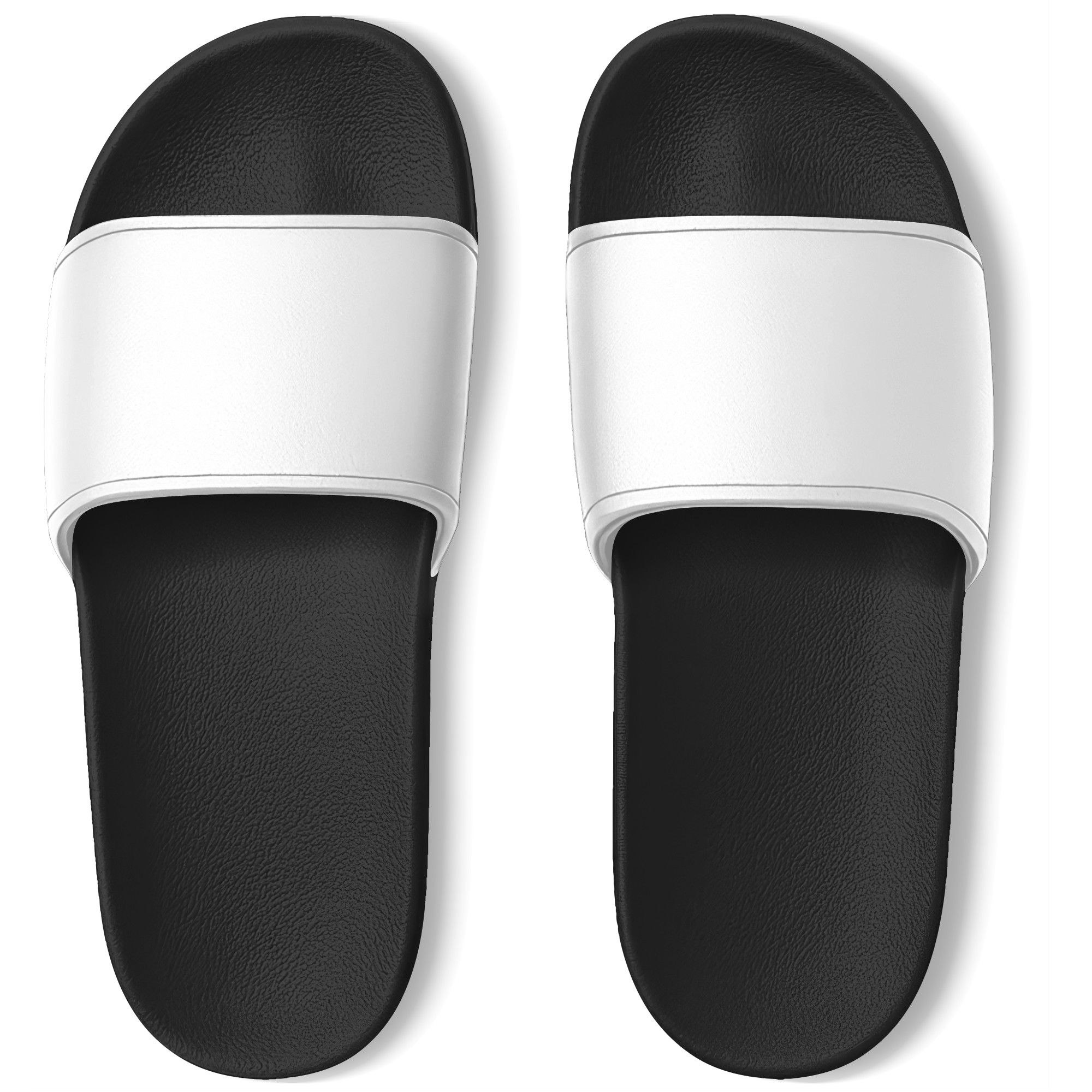 Sublistar Claquettes à personnaliser – Devant – Black / White