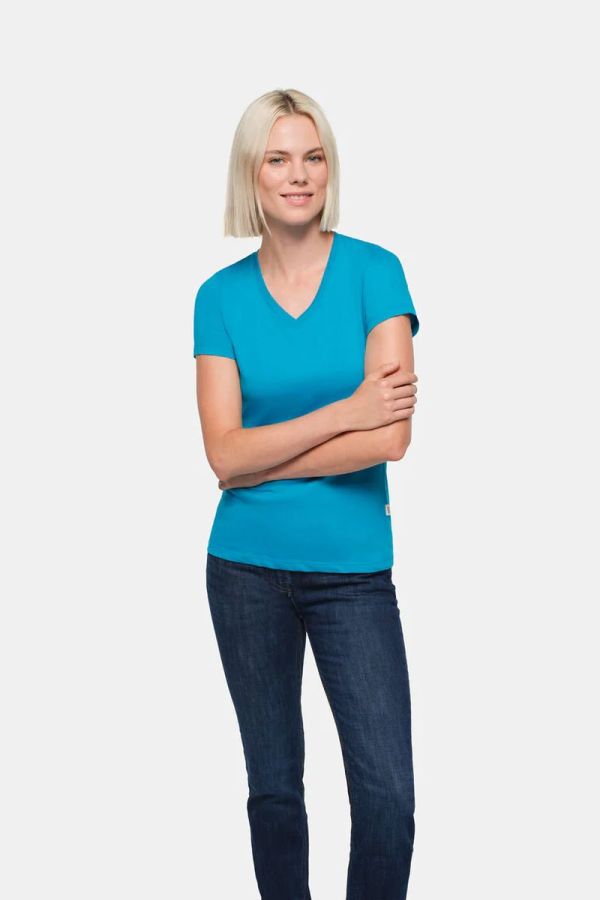 Hakro Women's V-shirt Classic personnalisé | HAKRO