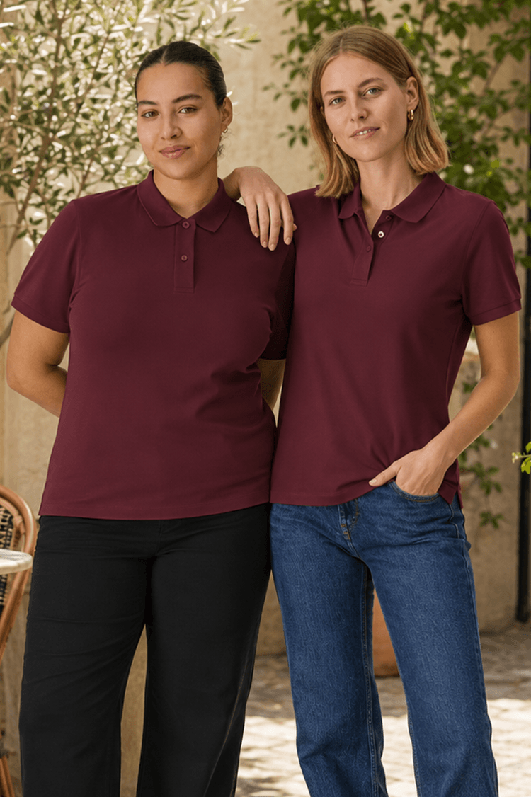 Stanley Stella Coaster Polo Femme en Coton Bio à Personnaliser | Stanley & Stella
