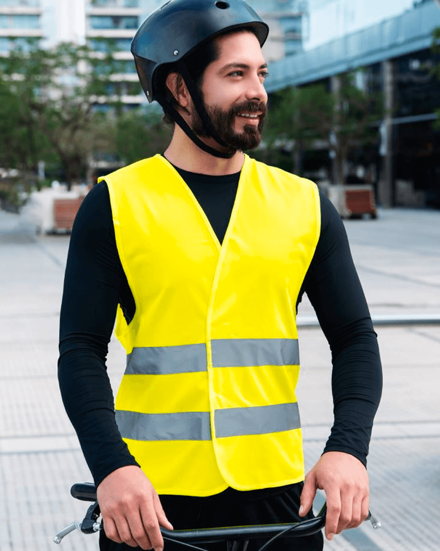 Korntex Gilet de sécurité unisexe avec bandes réfléchissantes à personnaliser