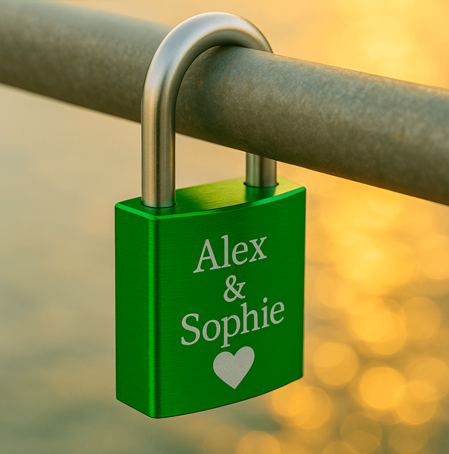 Cadenas d’amour avec gravure personnalisée | ABUS