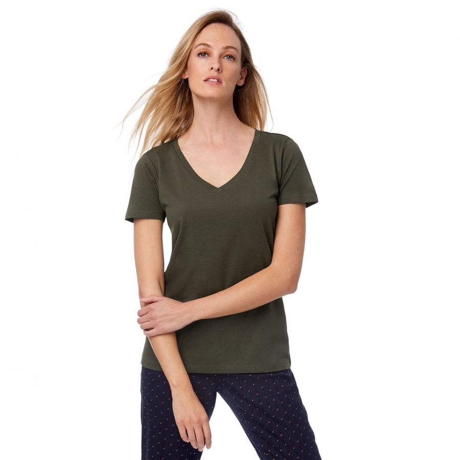 B&C Inspire V T-shirt à col en V personnalisé pour femme | B&C