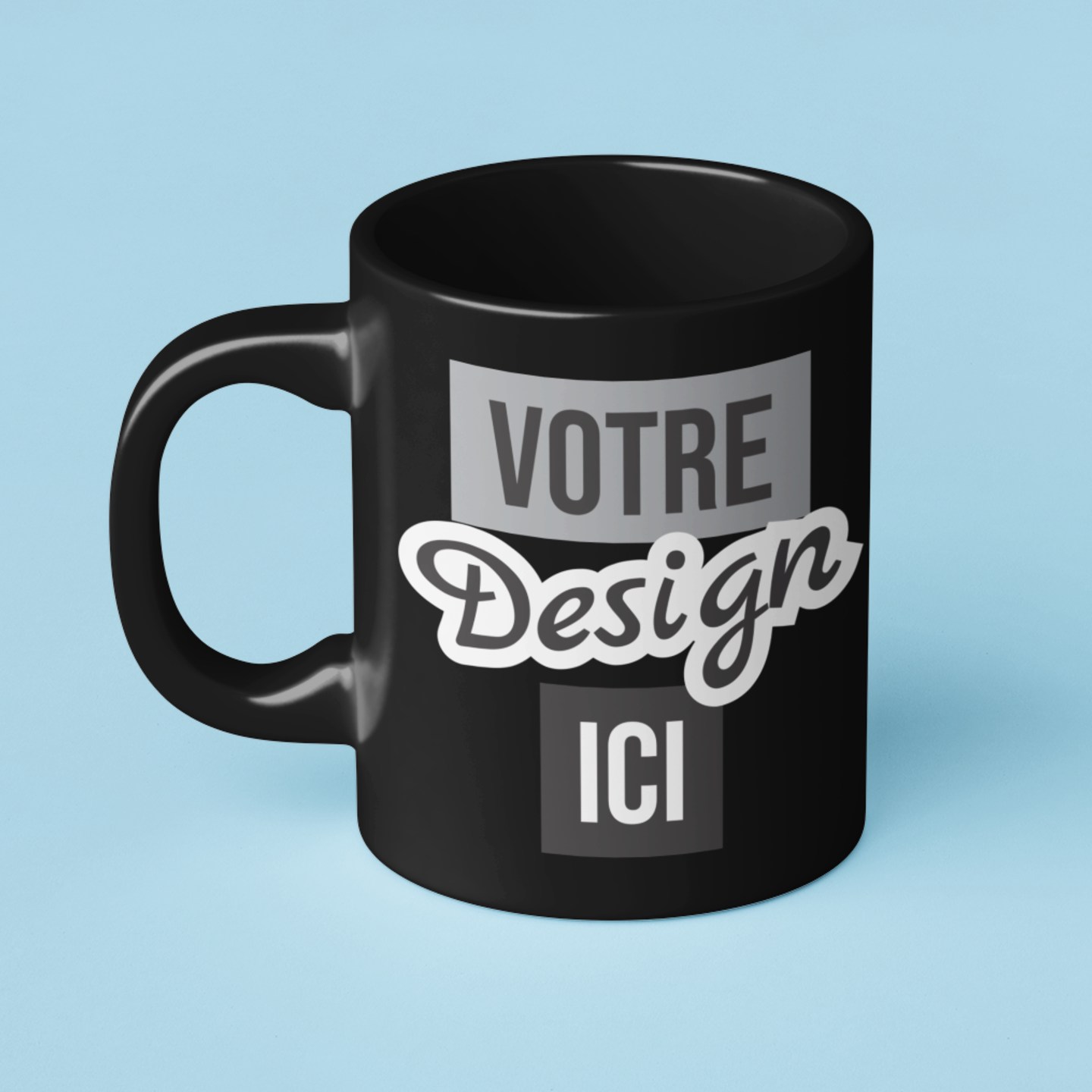 Sublistar Mug Noir à personnaliser