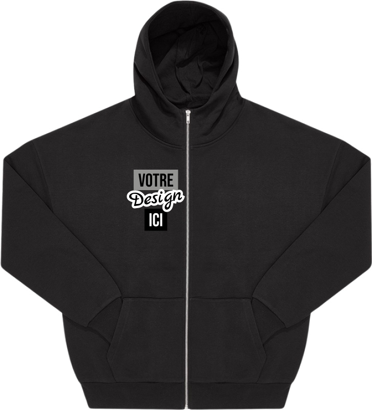 B&C Influence Zip Hood à personnaliser