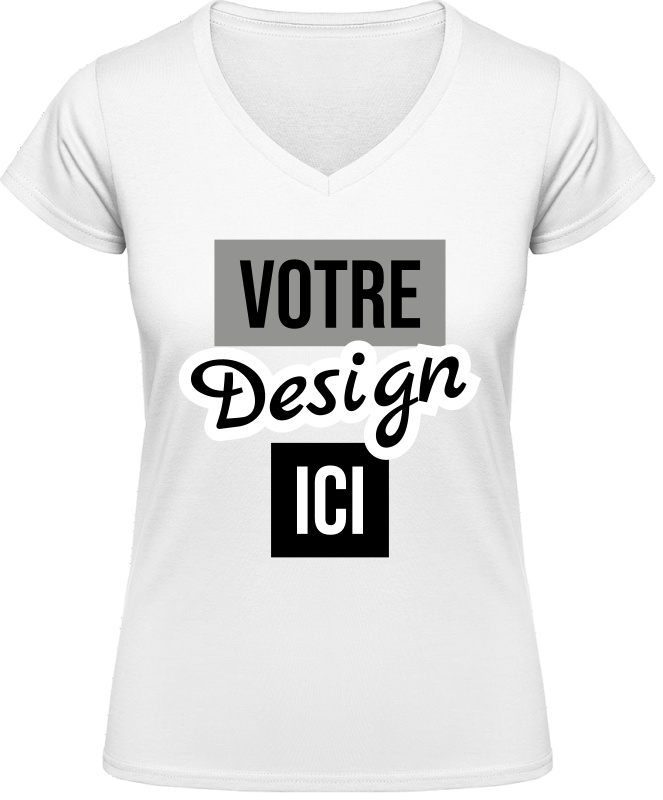 HAKRO Women's V-shirt Classic à personnaliser