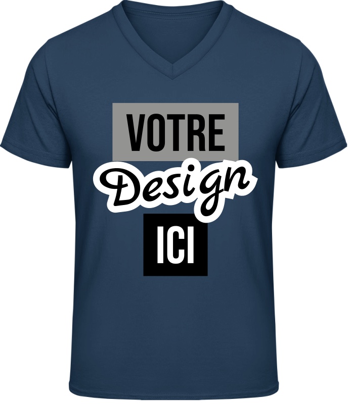 HAKRO V-shirt Classic à personnaliser