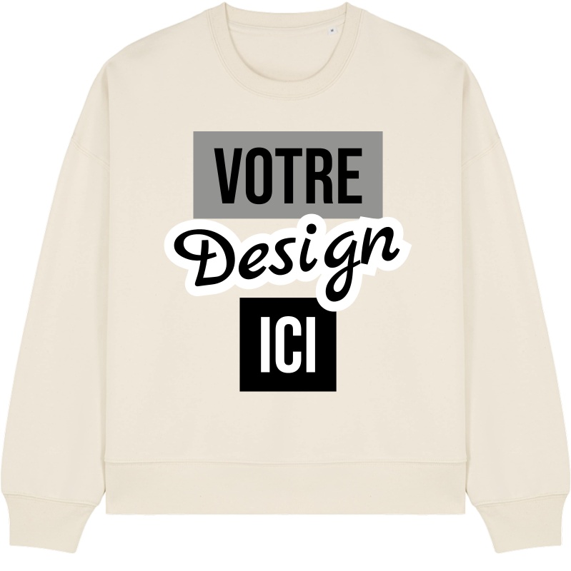 Stanley/Stella Stella Alma sweat à col rond pour femme en coton bio à personnaliser