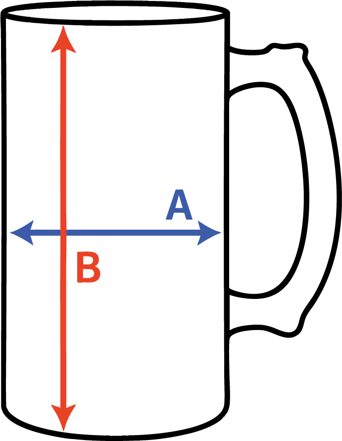 Chope de Bière Dimensions