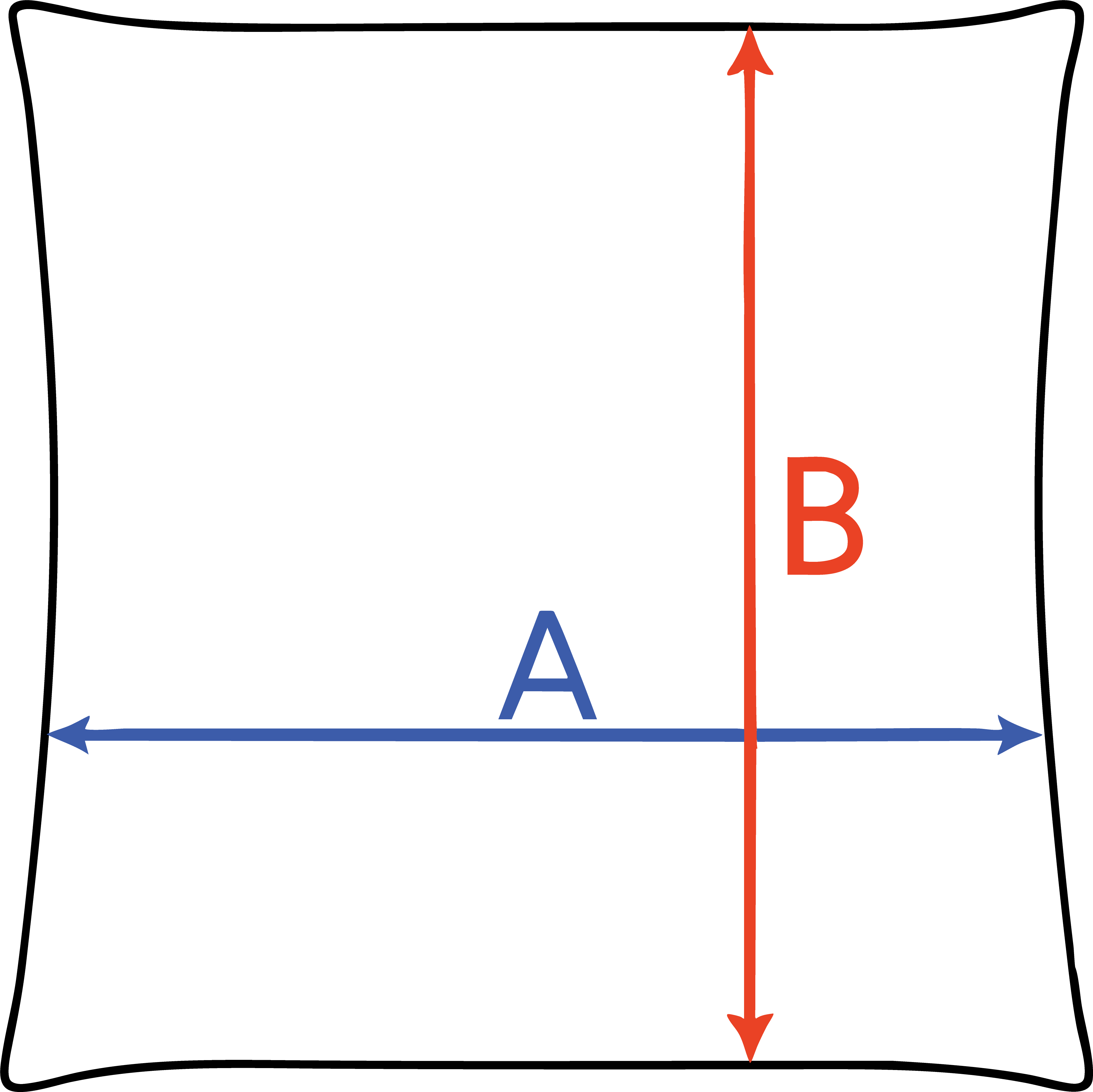 Coussin Bicolore Dimensions