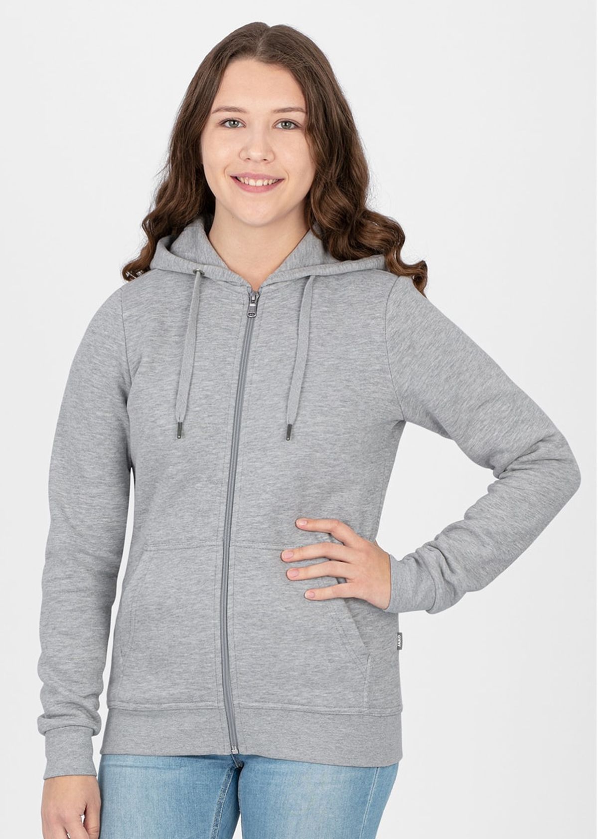 Zip Hoodie Organic voor dames bedrukken | JAKO