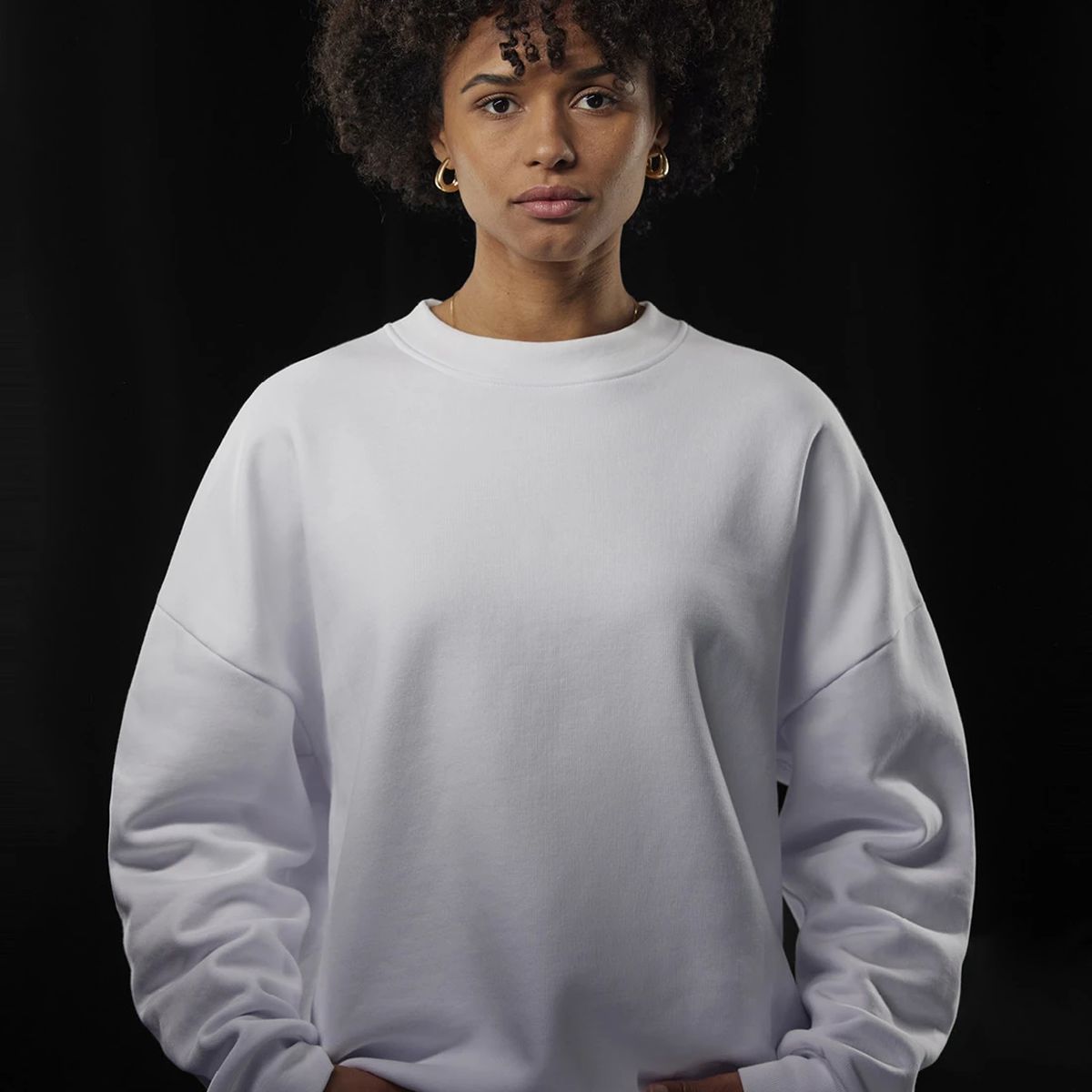 B&C Oversized Influence Crew sweater bedrukken | B&C