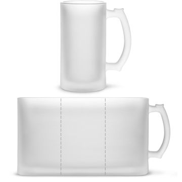PrintEQ Glazen Bierpul