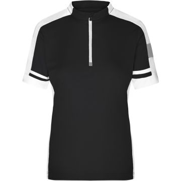 James & Nicholson Dames fietsshirt - wielershirt korte mouwen