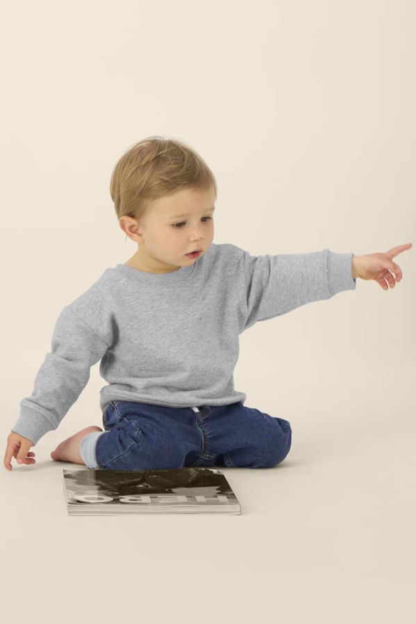 Stanley & Stella Baby Changer Premium Sweatshirt voor baby's bedrukken | Stanley & Stella