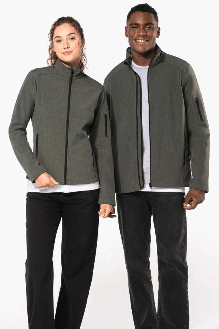 Kariban softshell jas voor heren bedrukken - 3-laags | Kariban