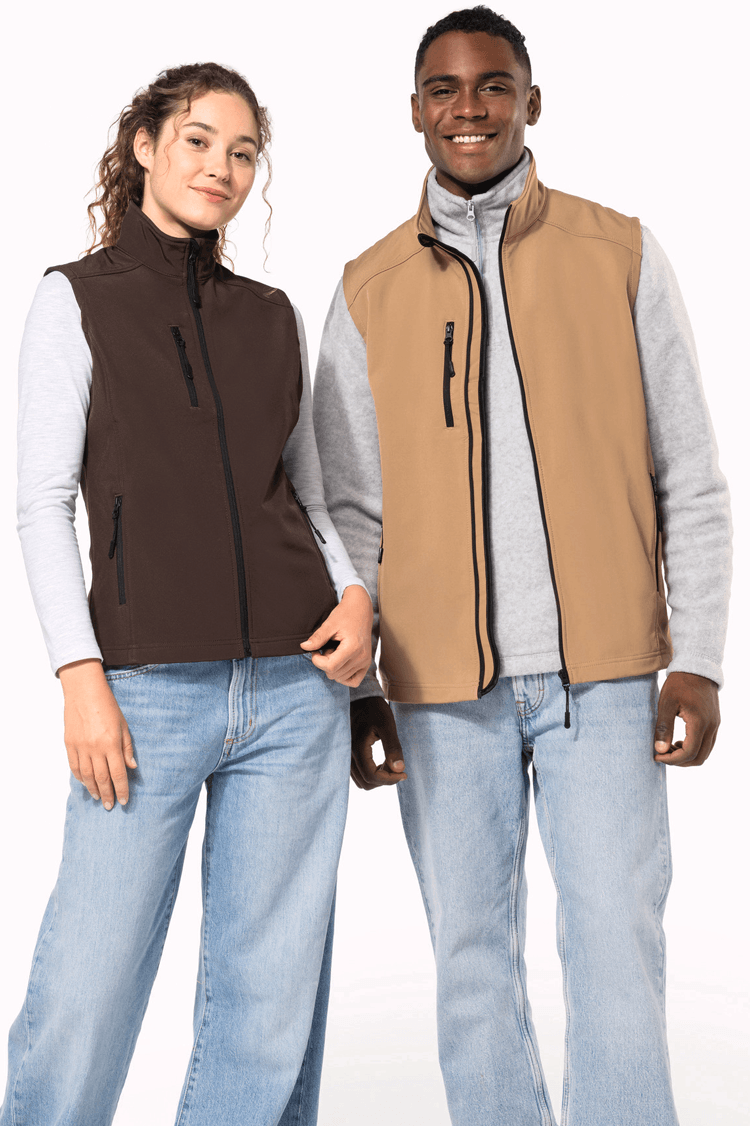 Kariban softshell bodywarmer voor heren bedrukken - 3-laags | Kariban