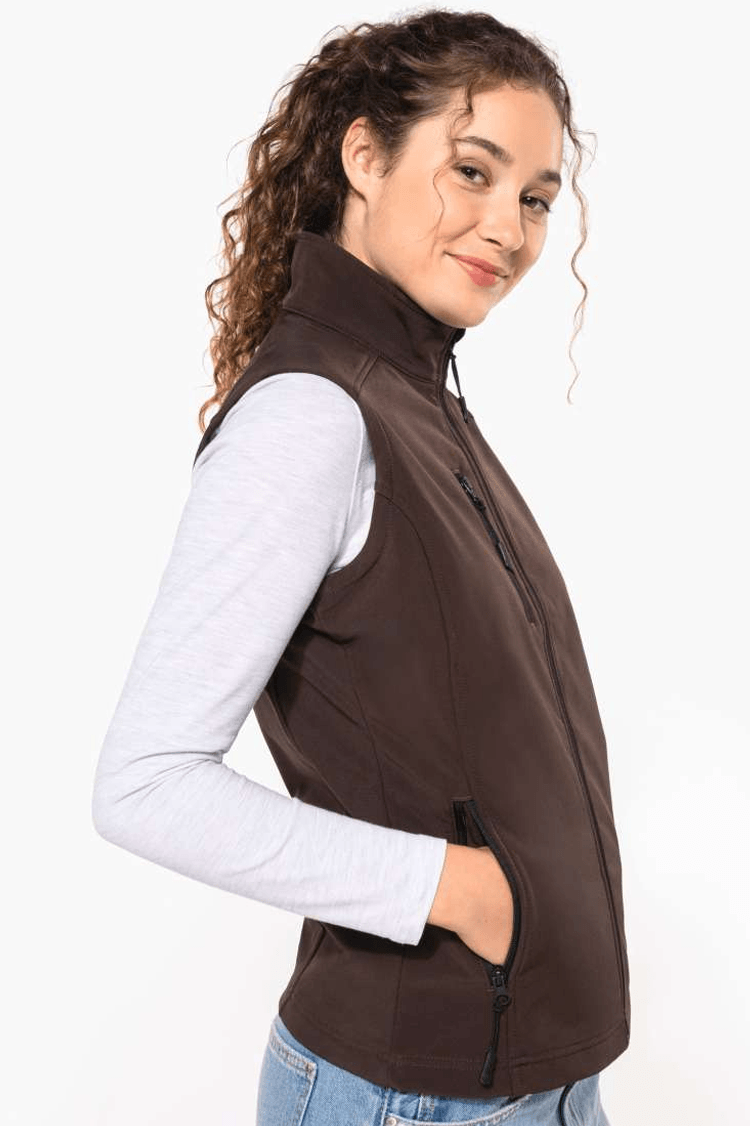 Kariban softshell bodywarmer voor dames bedrukken - 3-laags | Kariban