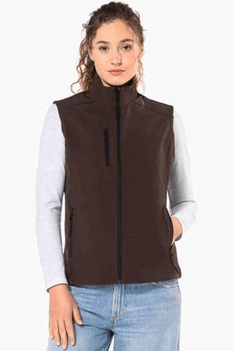 Kariban softshell bodywarmer voor dames bedrukken - 3-laags | Kariban