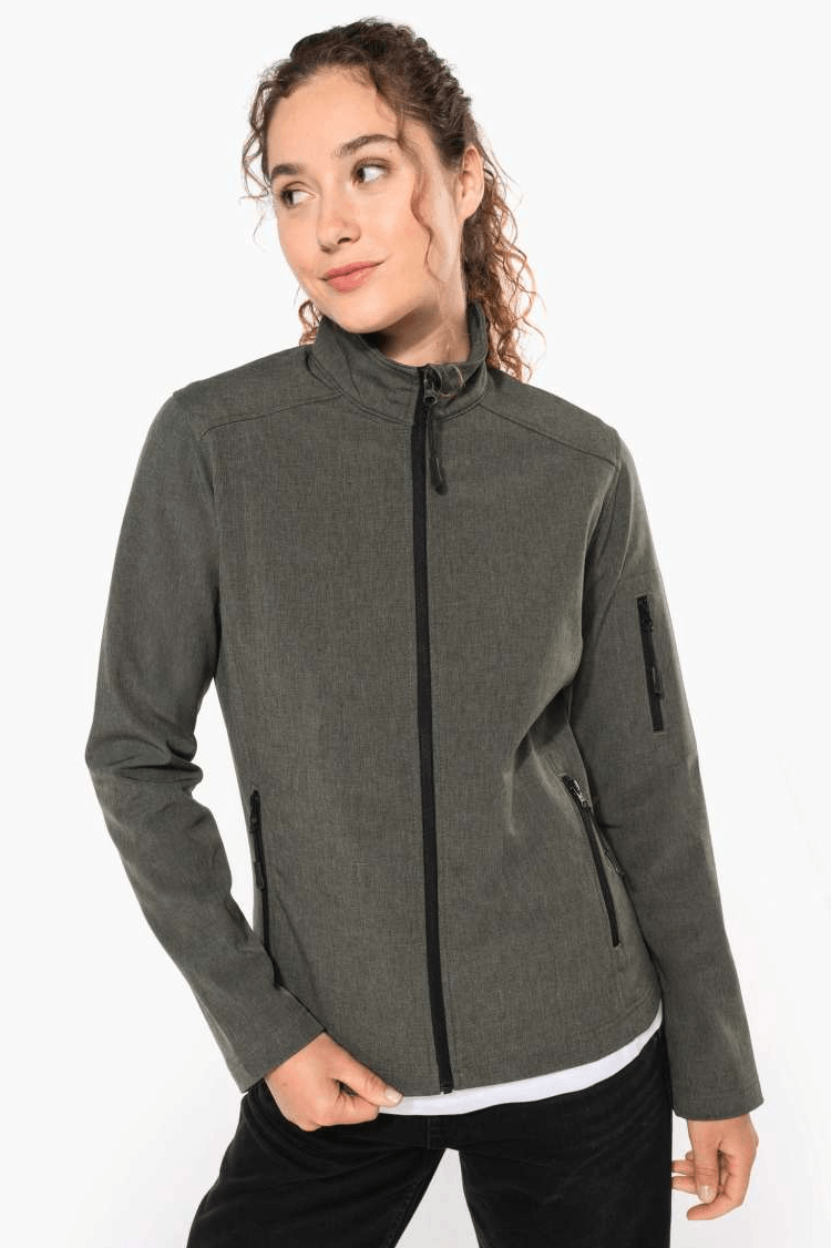 Kariban softshell jas voor dames bedrukken - 3-laags | Kariban