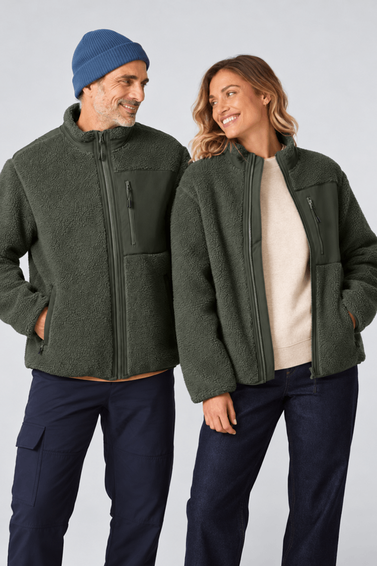 Stanley Stella Brooker sherpa fleecejas bedrukken | Stanley/Stella