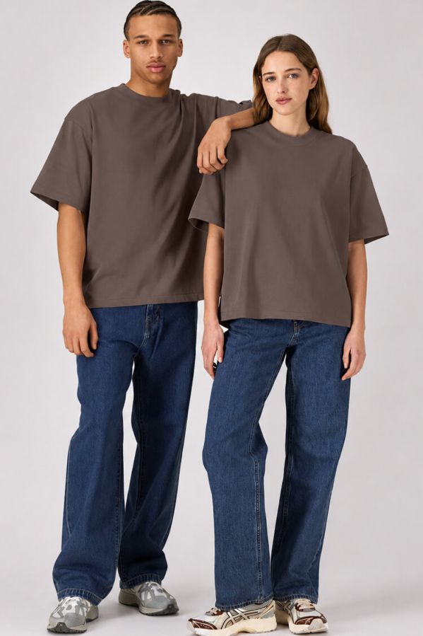 Stanley Stella Asher Zwaar Oversized Unisex T-shirt bedrukken | Stanley & Stella