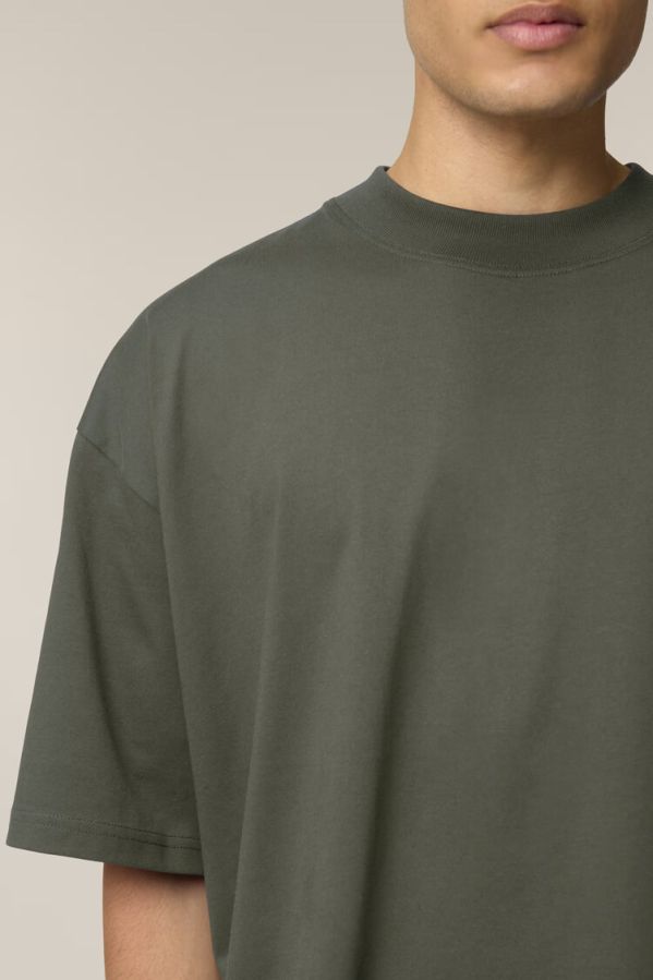 Stanley & Stella Blaster 2.0 oversized T-shirt met opstaande kraag bedrukken | Stanley & Stella