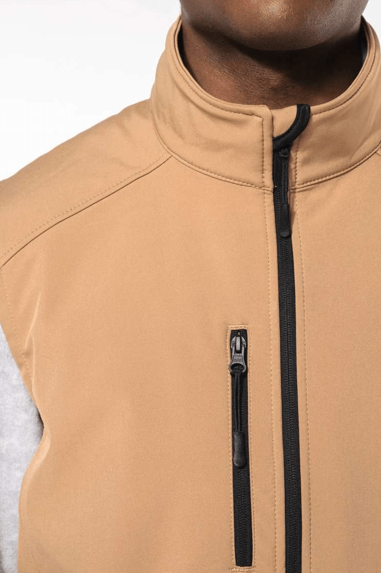 Kariban softshell bodywarmer voor heren bedrukken - 3-laags | Kariban