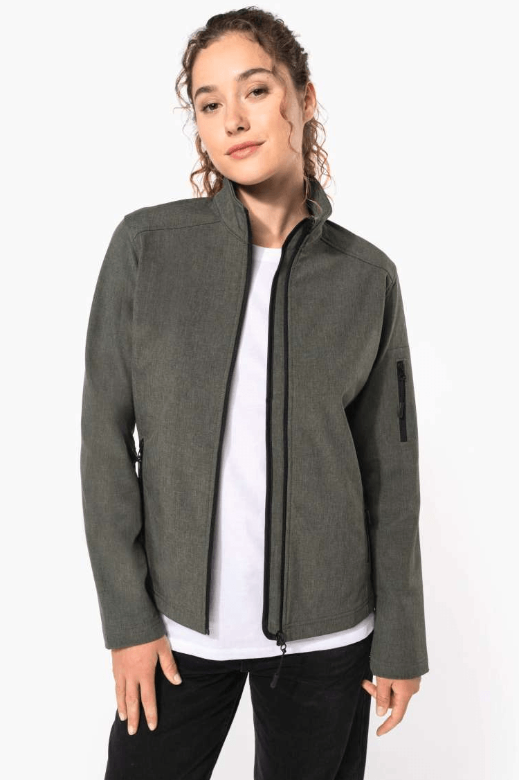 Kariban softshell jas voor dames bedrukken - 3-laags | Kariban