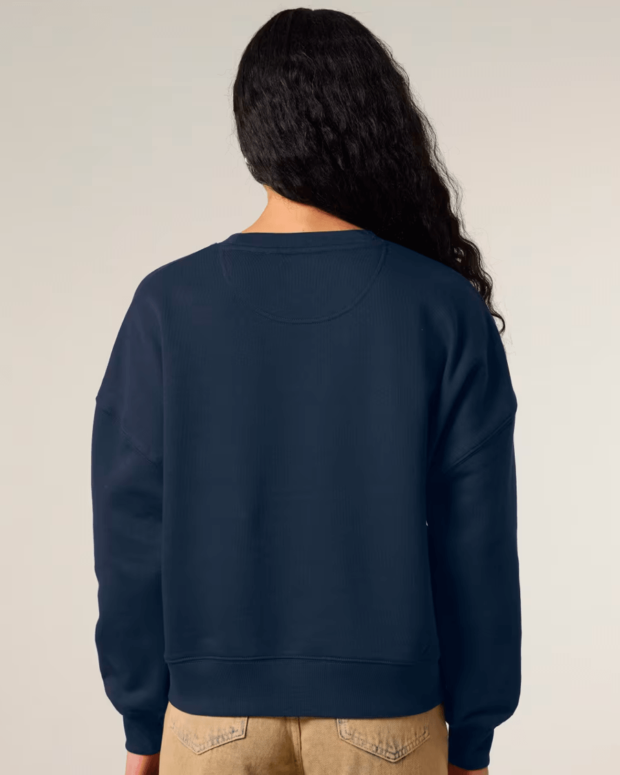 Stanley/Stella Stella Alma dames sweater met ronde hals van biologisch katoen personaliseren