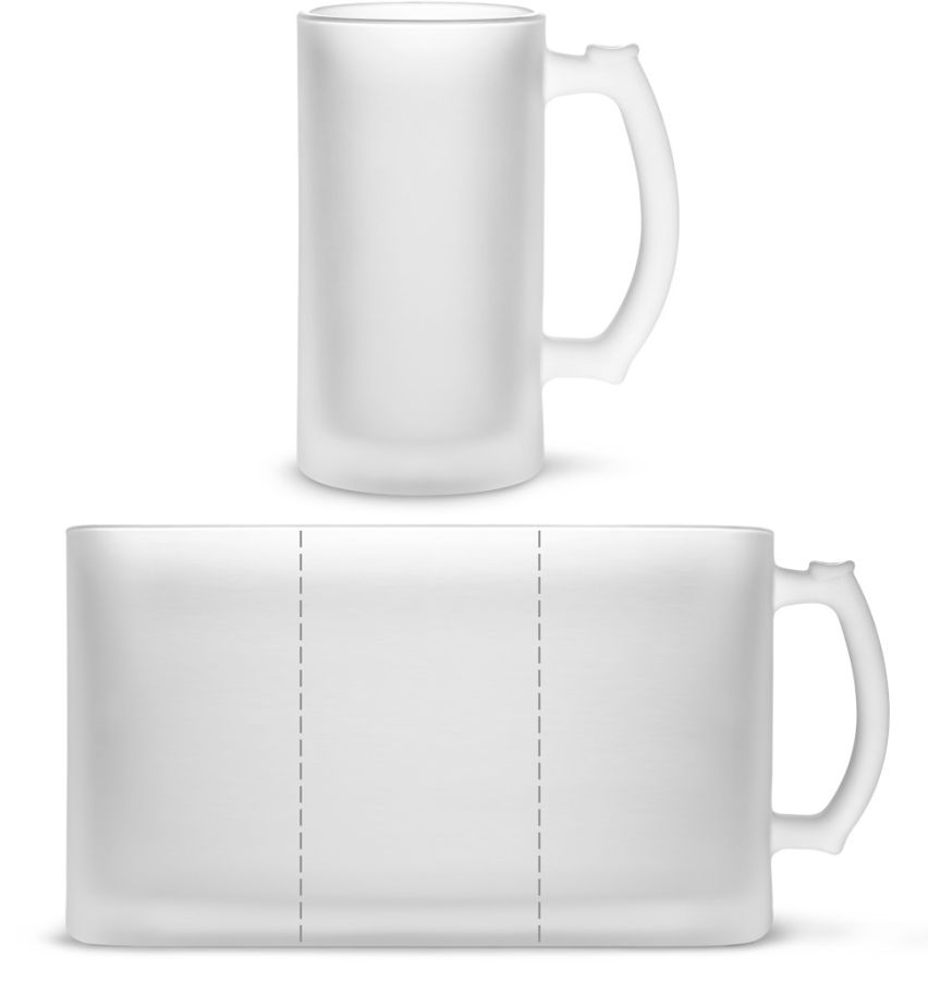 PrintEQ Glazen Bierpul