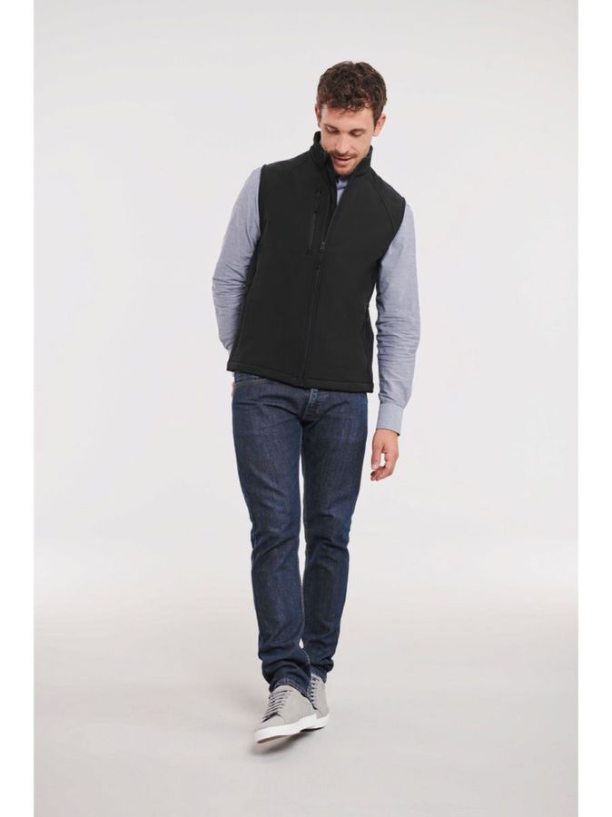 Russell softshell bodywarmer bedrukken voor heren | Russell