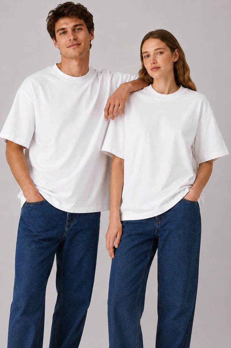 Stanley Stella Asher Zwaar Oversized Unisex T-shirt bedrukken | Stanley & Stella