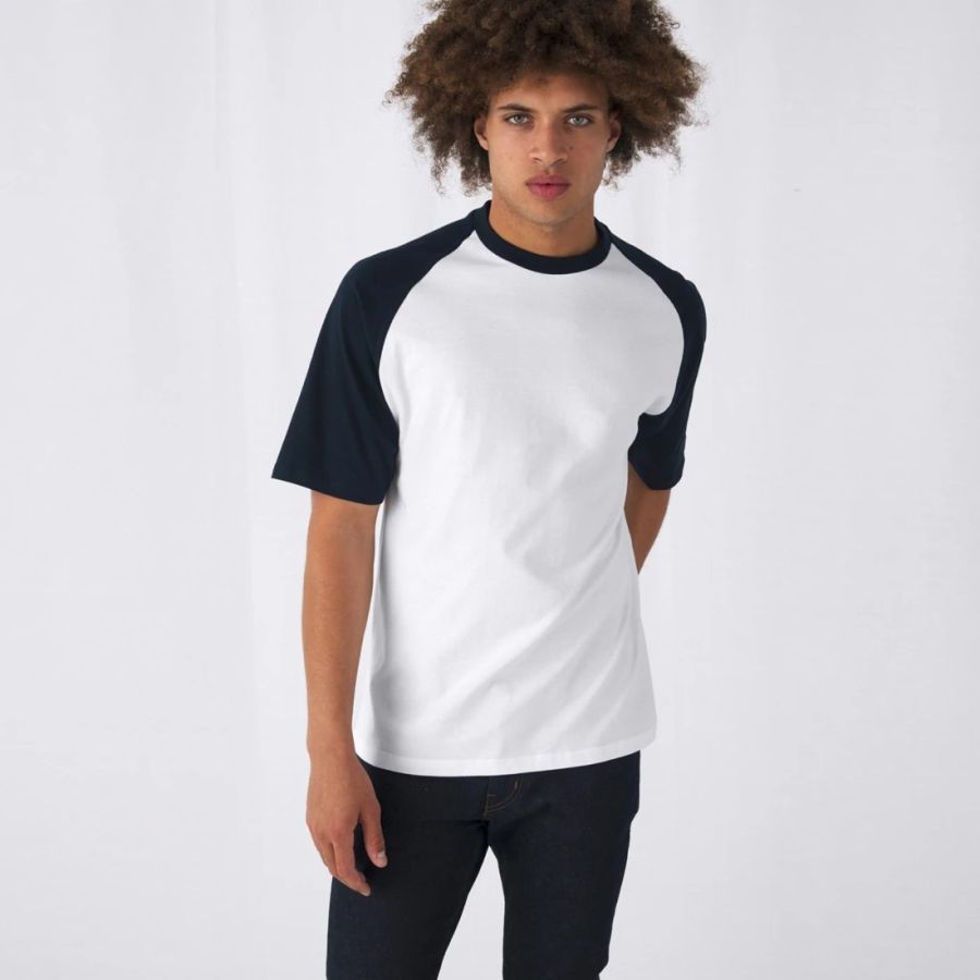 B&C Base-Ball T-shirt bedrukken | B&C
