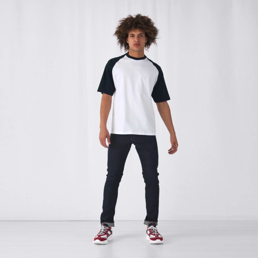 B&C Base-Ball T-shirt bedrukken | B&C
