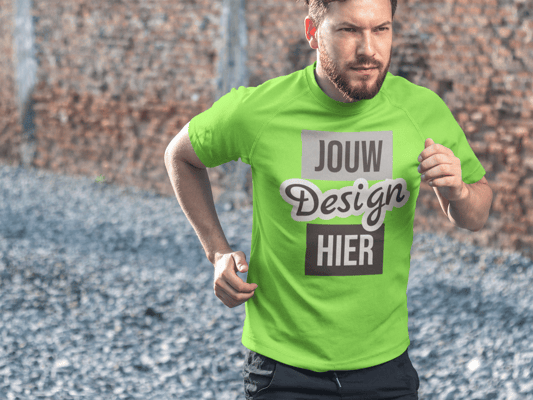 Heren hardloopshirt bedrukken