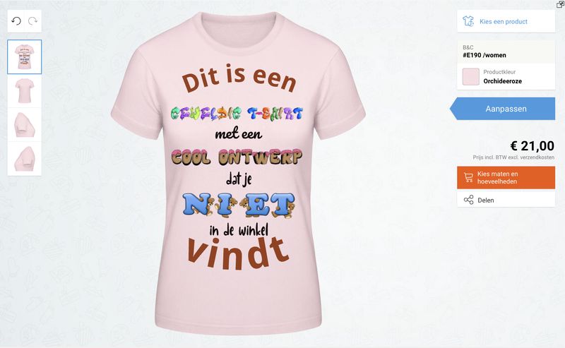 T-shirt zelf ontwerpen - Van idee tot product