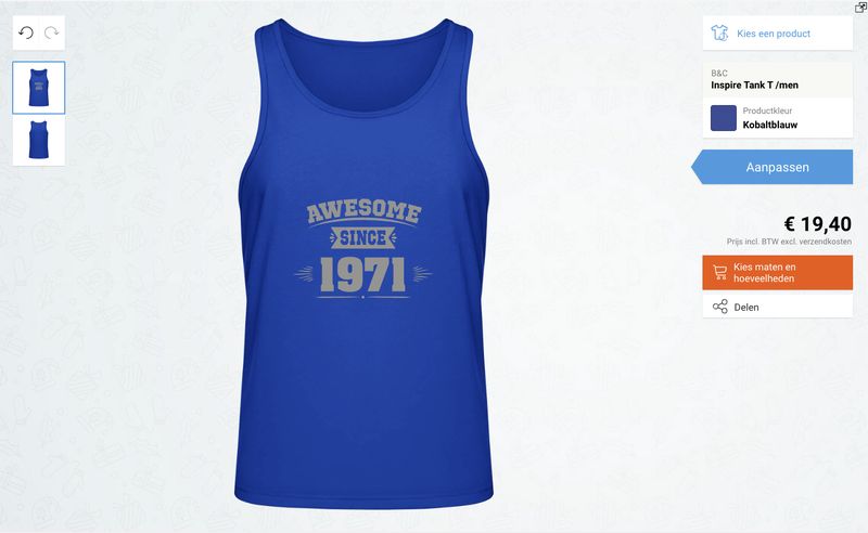 T-shirt zelf ontwerpen - Illustratie toevoegen