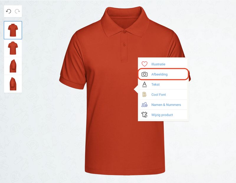T-shirt zelf ontwerpen - Foto uploaden