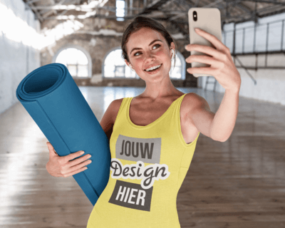 Yoga tanktop personaliseren