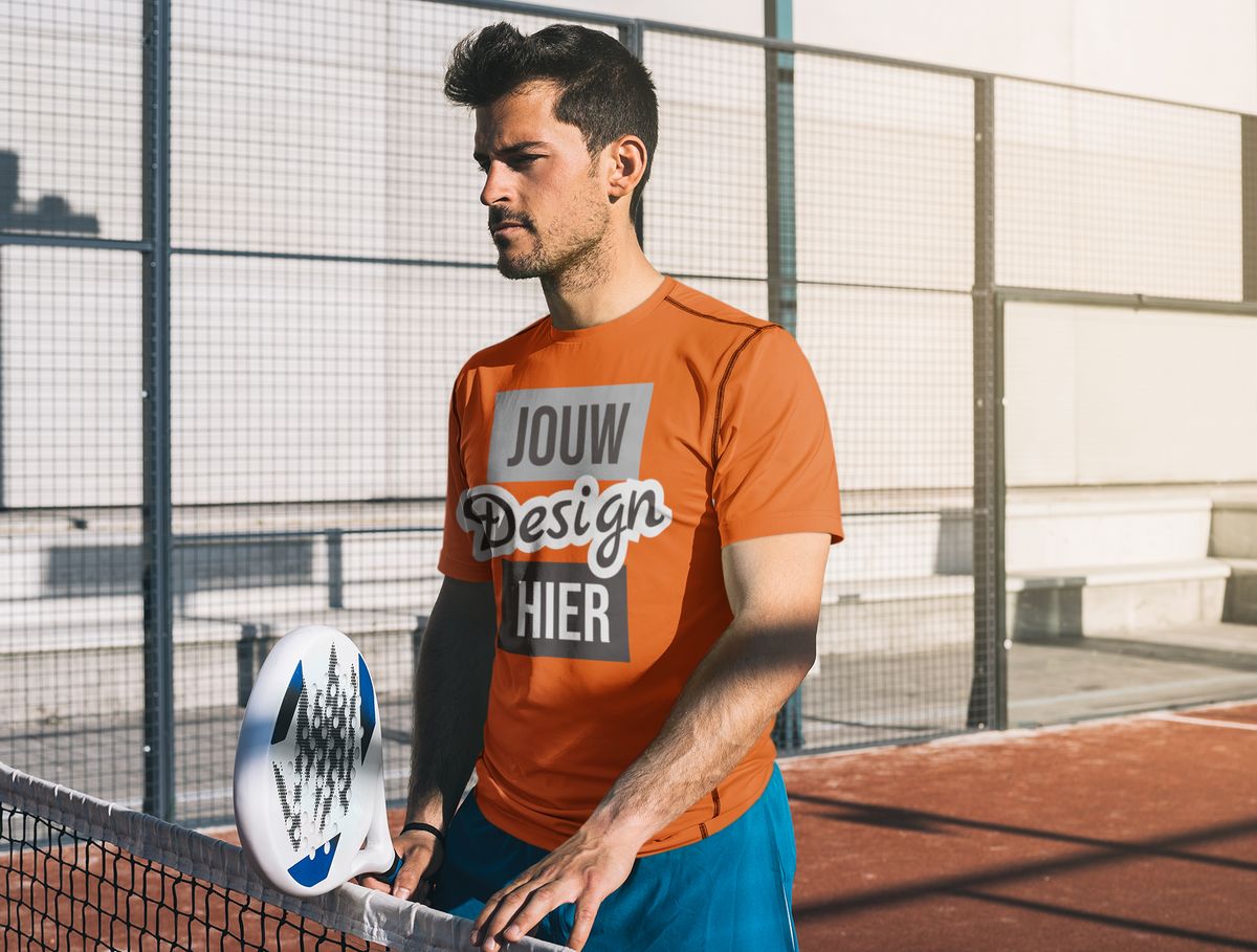 Sportshirt voor heren bedrukken