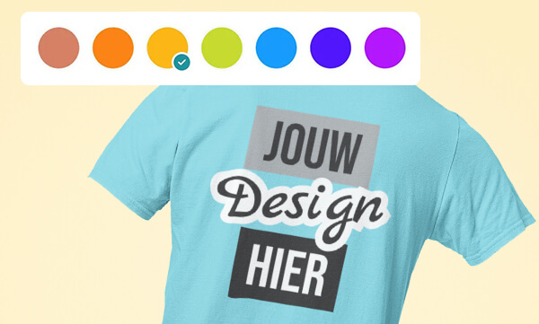 Eigen T-shirt ontwerpen - Kies een product