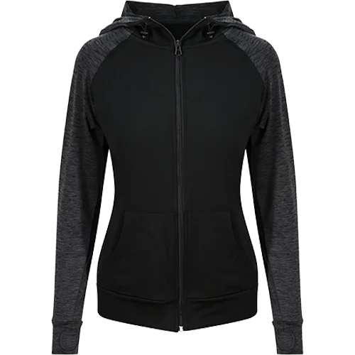 Just Cool Contrast Zoodie bedrukken voor dames