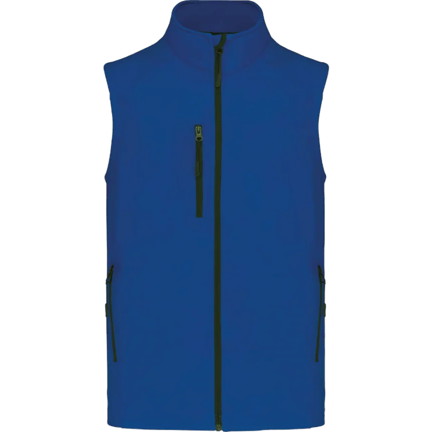 Kariban softshell bodywarmer voor heren bedrukken - 3-laags