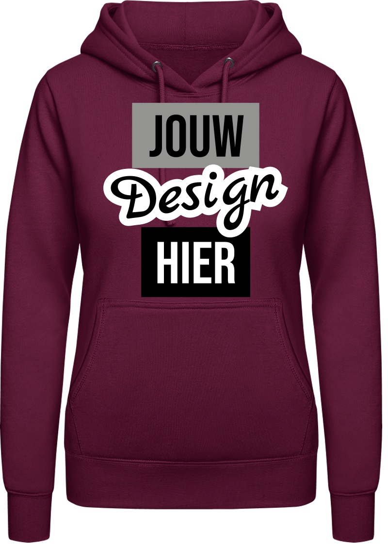 Just Hoods Girlie College Hoodie