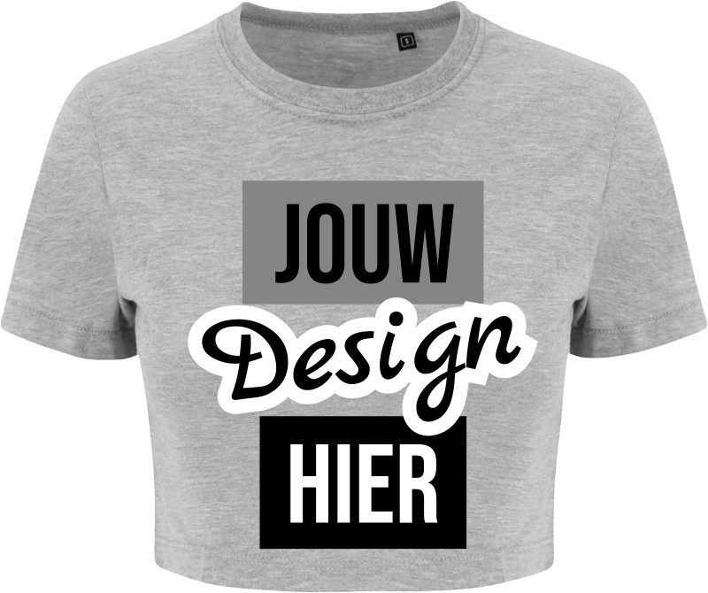 Just Hoods Cropped Tri-Blend Tee personaliseren