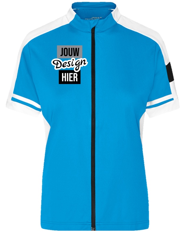 James & Nicholson Ladies' Bike-T Full Zip personaliseren