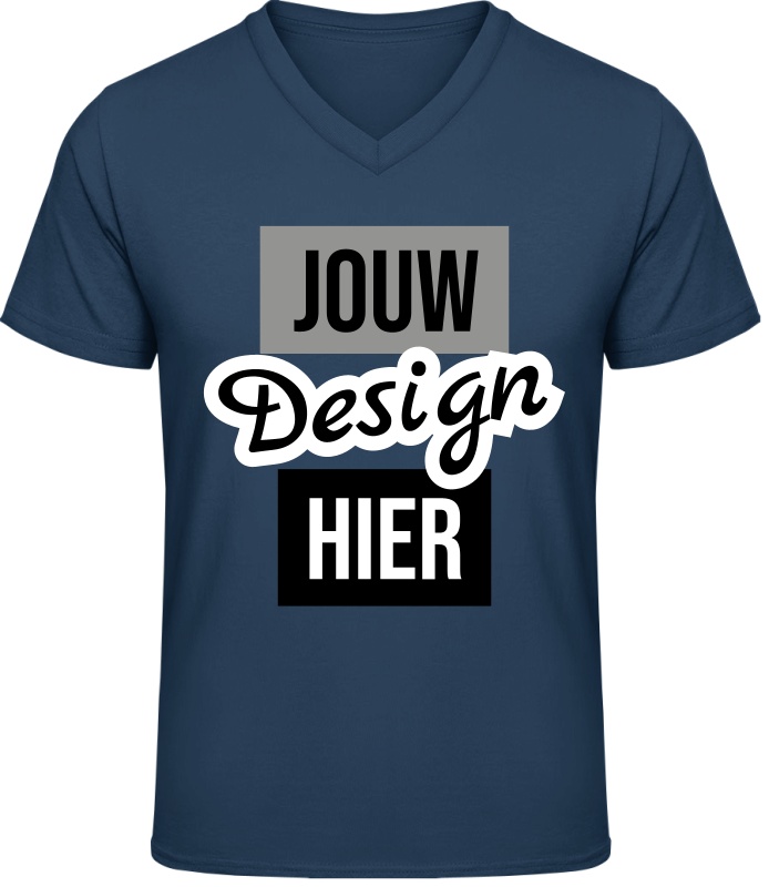 HAKRO V-shirt Classic personaliseren