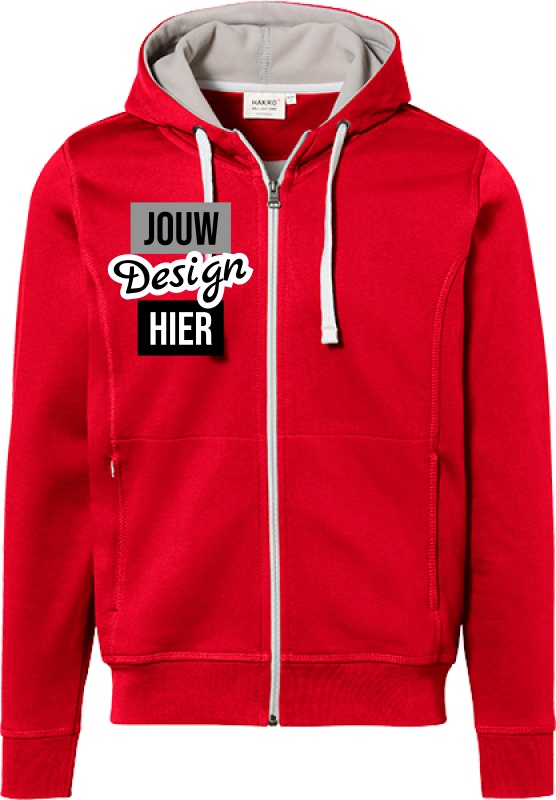 HAKRO Zip Hoodie Bonded Eco